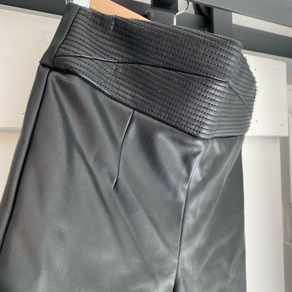Dynamite High Waisted Faux Leather Pants - Picture 2 of 10